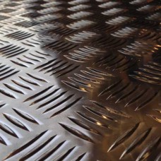 Aluminium Door Kick Plates / Checkerplate